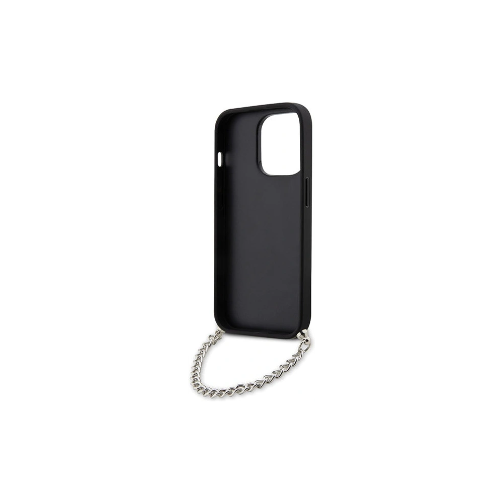 Hurtownia GSM - Etui Karl Lagerfeld KLHCP14LSACKLHPG Apple iPhone 14 Pro argintiu/silver hardcase Saffiano Monogram Chain - KLD1576 - {ean13} - Hurt
