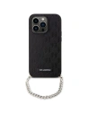 Hurtownia GSM - Etui Karl Lagerfeld KLHCP14LSACKLHPK Apple iPhone 14 Pro negru/black hardcase Saffiano Monogram Chain - KLD1577 - {ean13} - Hurt
