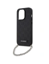 Hurtownia GSM - Etui Karl Lagerfeld KLHCP14LSACKLHPK Apple iPhone 14 Pro negru/black hardcase Saffiano Monogram Chain - KLD1577 - {ean13} - Hurt