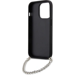Hurtownia GSM - Etui Karl Lagerfeld KLHCP14LSACKLHPK Apple iPhone 14 Pro negru/black hardcase Saffiano Monogram Chain - KLD1577 - {ean13} - Hurt