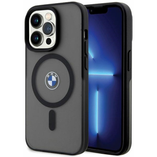 Hurtownia BMW - 3666339121723 - BMW464 - Etui BMW BMHMP14LDSLK Apple iPhone 14 Pro czarny/black hardcase Signature MagSafe - B2B homescreen