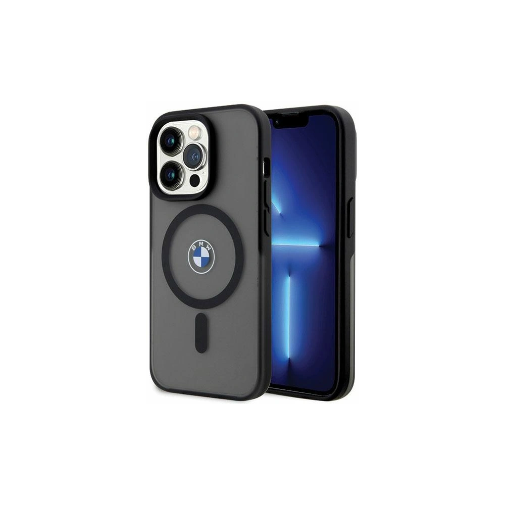 Hurtownia GSM - Etui BMW BMHMP14LDSLK Apple iPhone 14 Pro fekete/black hardcase Signature MagSafe - BMW464 - {ean13} - Hurt