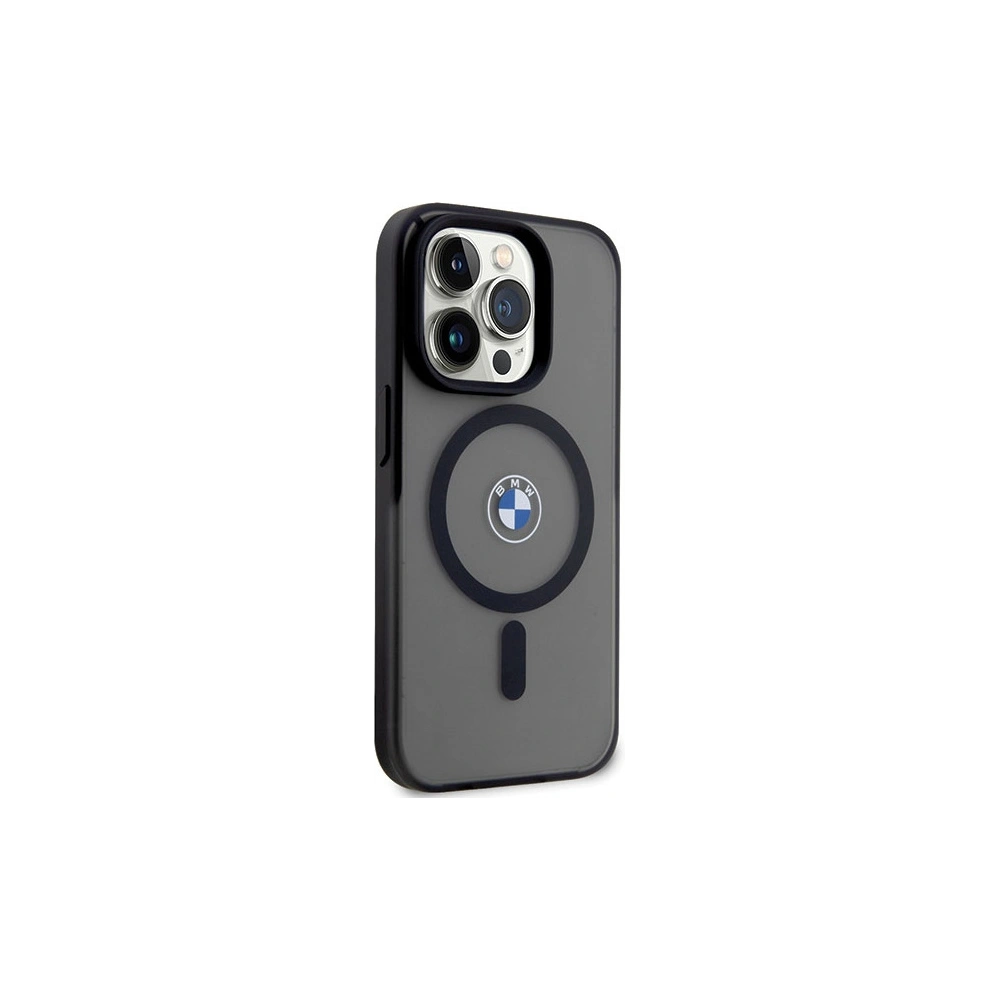Hurtownia GSM - Etui BMW BMHMP14LDSLK Apple iPhone 14 Pro negru/black hardcase Signature MagSafe - BMW464 - {ean13} - Hurt