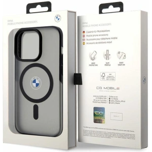 Hurtownia GSM - Etui BMW BMHMP14LDSLK Apple iPhone 14 Pro negru/black hardcase Signature MagSafe - BMW464 - {ean13} - Hurt