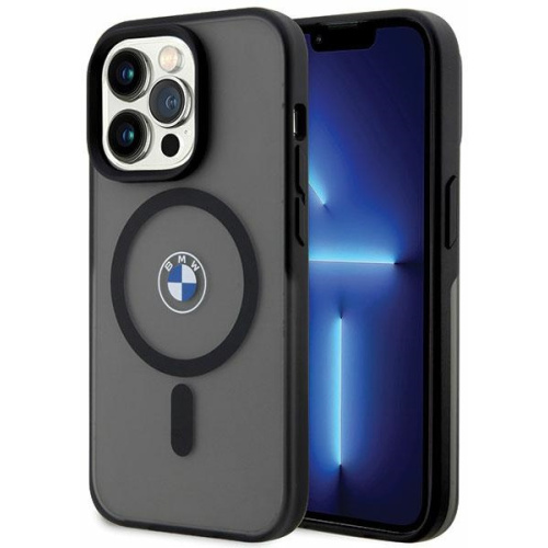 Hurtownia BMW - 3666339121730 - BMW466 - Etui BMW BMHMP14XDSLK Apple iPhone 14 Pro Max czarny/black hardcase Signature MagSafe - B2B homescreen