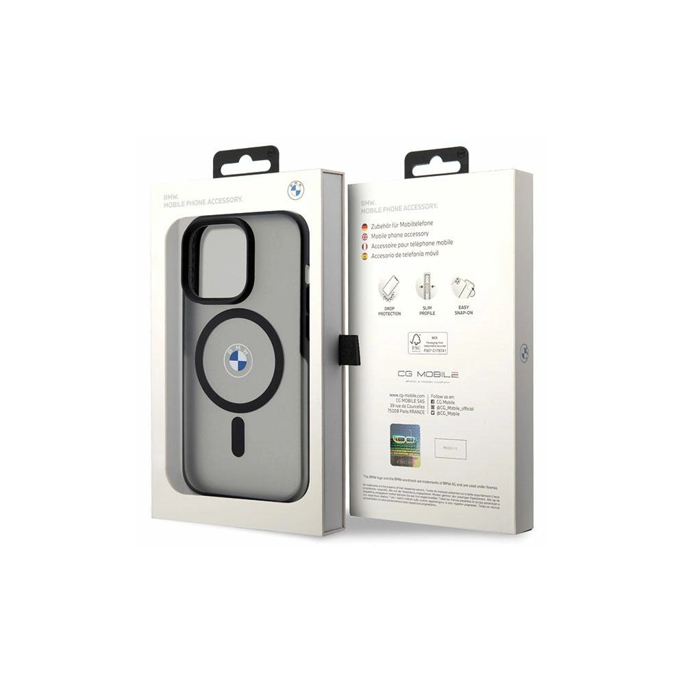 Hurtownia GSM - Etui BMW BMHMP14XDSLK Apple iPhone 14 Pro Max fekete/hardcase Signature MagSafe - BMW466 - {ean13} - Hurt