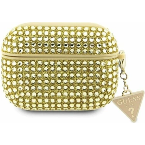 Hurtownia GSM - Etui Guess GUAP2HDGTPD Apple AirPods Pro 2 kryt zlatý/gold Rhinestone Triangle Charm - GUE2584 - {ean13} - Hurt