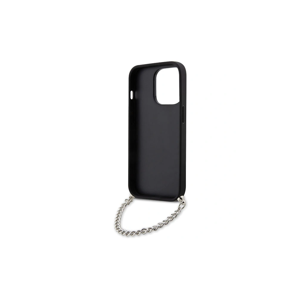 Wholesale Karl Lagerfeld KLHCP14XSACKLHPG iPhone 14 Pro Max 6.7" srebrny/silver hardcase Saffiano Monogram Chain - KLD1580 - {ean13} - Hurt