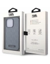 Hurtownia GSM - Etui Karl Lagerfeld KLHCP14XSACKLHPG Apple iPhone 14 Pro Max silber/silver Hardcase Saffiano Monogram Chain - KLD1580 - {ean13} - Hurt