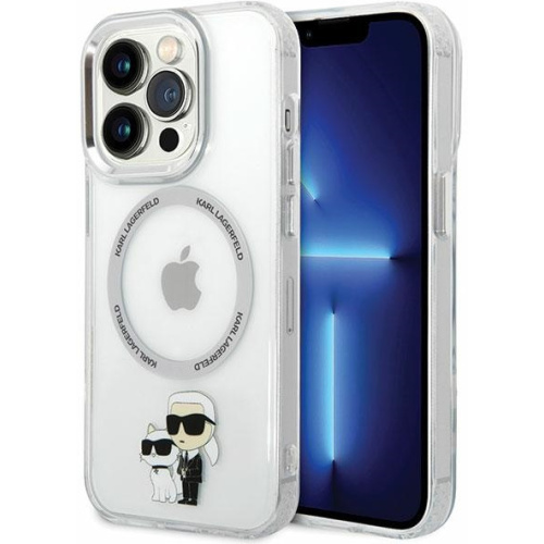 Hurtownia Karl Lagerfeld - 3666339126346 - KLD1582 - Etui Karl Lagerfeld KLHMP13LHNKCIT Apple iPhone 13 Pro hardcase transparent Iconic Karl&Choupette Magsafe - B2B homescreen