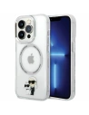 Hurtownia GSM - Etui Karl Lagerfeld KLHMP13LHNKCIT Apple iPhone 13 Pro hardcase transparent Iconic Karl&Choupette Magsafe - KLD1582 - {ean13} - Hurt