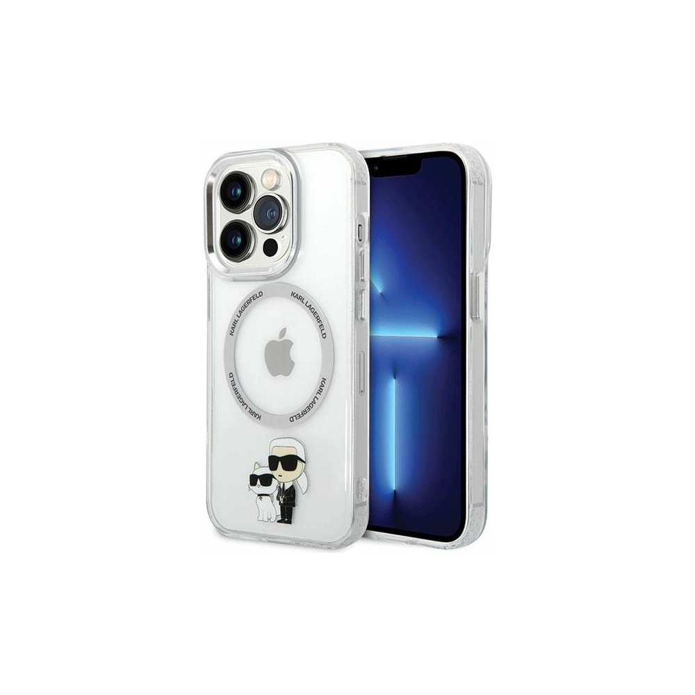 Hurtownia GSM - Etui Karl Lagerfeld KLHMP13LHNKCIT Apple iPhone 13 Pro hardcase transparent Iconic Karl&Choupette Magsafe - KLD1582 - {ean13} - Hurt