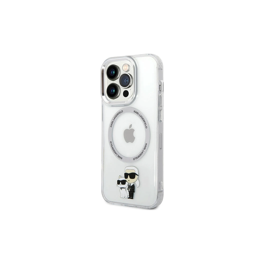 Hurtownia GSM - Etui Karl Lagerfeld KLHMP13LHNKCIT Apple iPhone 13 Pro hardcase transparent Iconic Karl&Choupette Magsafe - KLD1582 - {ean13} - Hurt