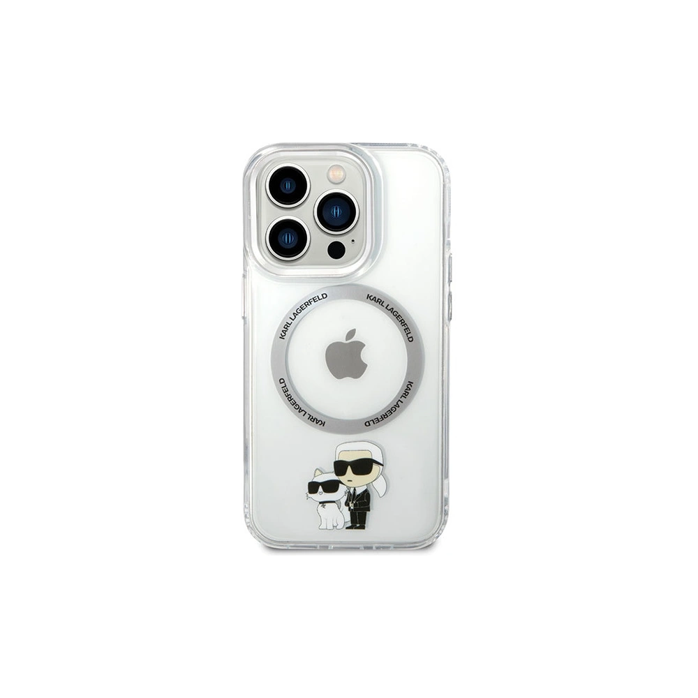 Hurtownia GSM - Etui Karl Lagerfeld KLHMP13LHNKCIT Apple iPhone 13 Pro hardcase transparent Iconic Karl&Choupette Magsafe - KLD1582 - {ean13} - Hurt