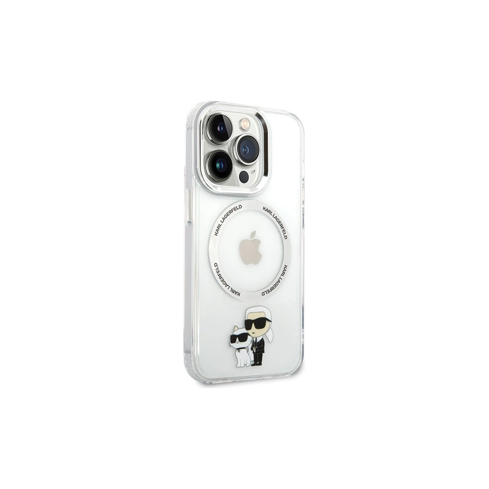 Hurtownia GSM - Etui Karl Lagerfeld KLHMP13LHNKCIT Apple iPhone 13 Pro hardcase transparent Iconic Karl&Choupette Magsafe - KLD1582 - {ean13} - Hurt