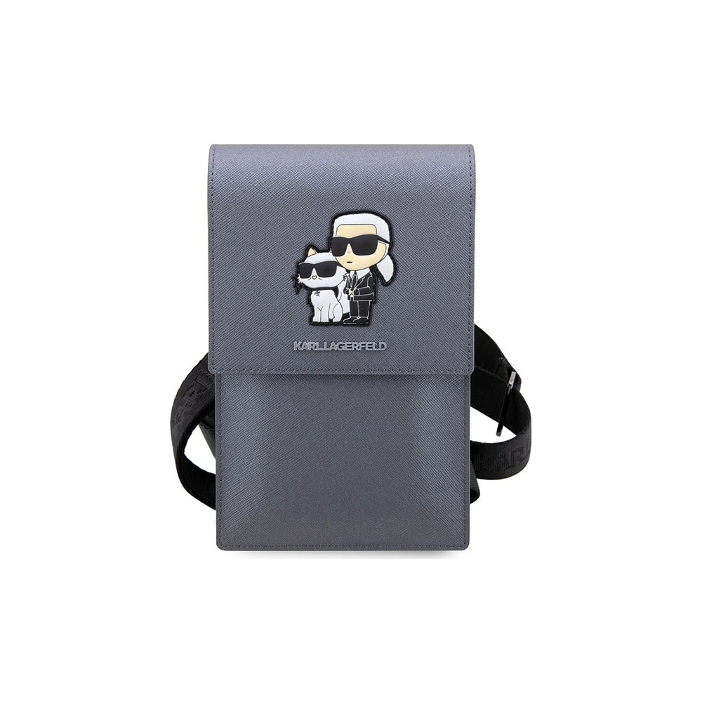 Hurtownia GSM - Táska Karl Lagerfeld KLWBSAKCPMG ezüst/silver Saffiano Karl & Choupette - KLD1583 - {ean13} - Hurt