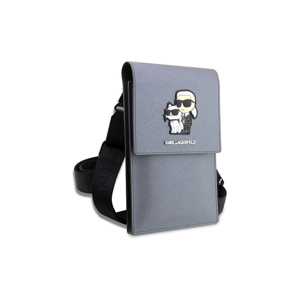 Hurtownia GSM - Táska Karl Lagerfeld KLWBSAKCPMG ezüst/silver Saffiano Karl & Choupette - KLD1583 - {ean13} - Hurt