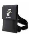 Torebka Karl Lagerfeld KLWBSAKCPMK černá/black Saffiano Karl & Choupette