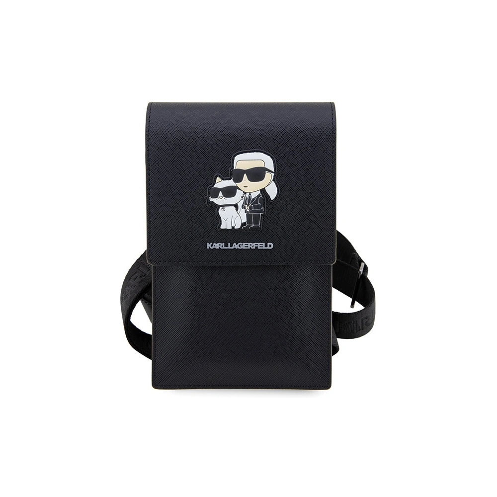 Hurtownia GSM - Torebka Karl Lagerfeld KLWBSAKCPMK černá/black Saffiano Karl & Choupette - KLD1584 - {ean13} - Hurt