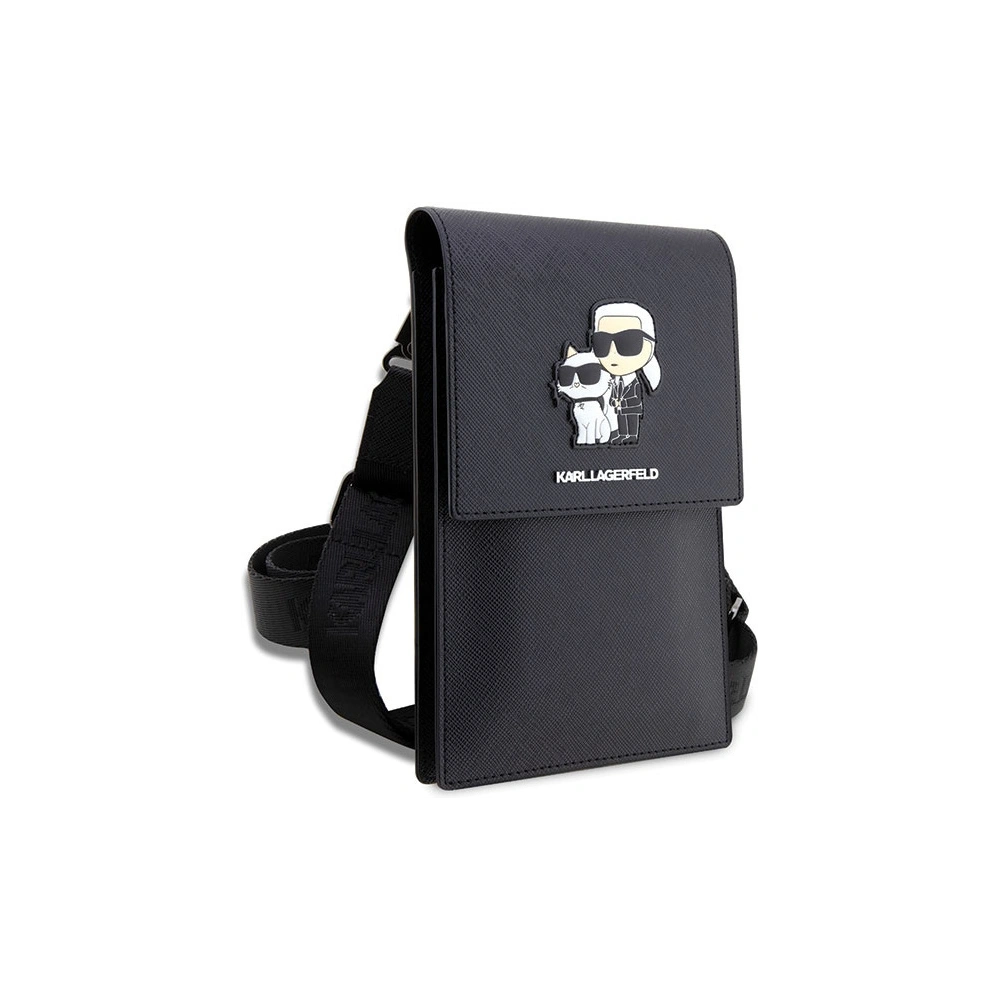 Hurtownia GSM - Torebka Karl Lagerfeld KLWBSAKCPMK černá/black Saffiano Karl & Choupette - KLD1584 - {ean13} - Hurt