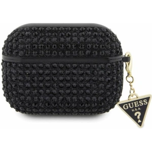 Hurtownia GSM - Etui Guess GUAPHDGTPK Apple AirPods Pro obal černý/black Rhinestone Triangle Charm - GUE2588 - {ean13} - Hurt