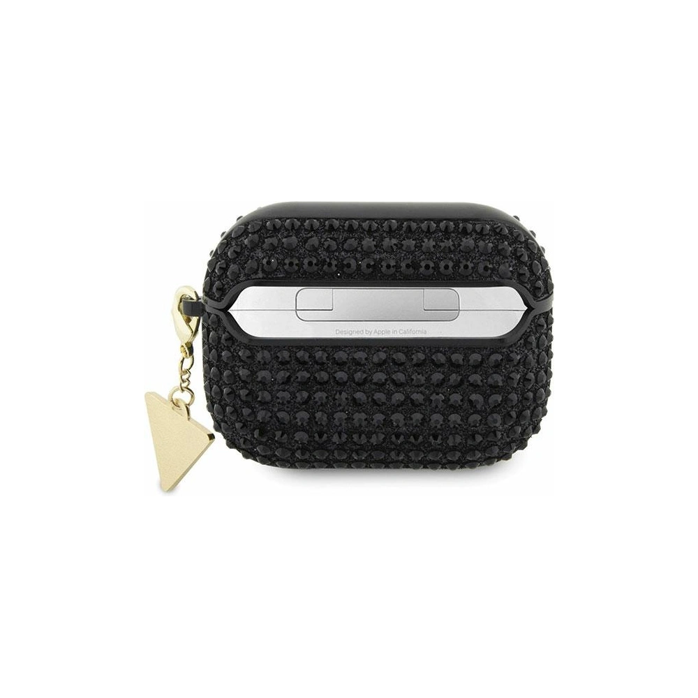 Hurtownia GSM - Etui Guess GUAPHDGTPK Apple AirPods Pro obal černý/black Rhinestone Triangle Charm - GUE2588 - {ean13} - Hurt