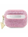 Hurtownia GSM - Etui Guess GUAPHDGTPP Apple AirPods Pro obal růžový/pink Rhinestone Triangle Charm - GUE2589 - {ean13} - Hurt