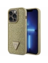 Etui Guess GUHCP14LHDGTPD Apple iPhone 14 Pro arany/hardcase Rhinestone Triangle