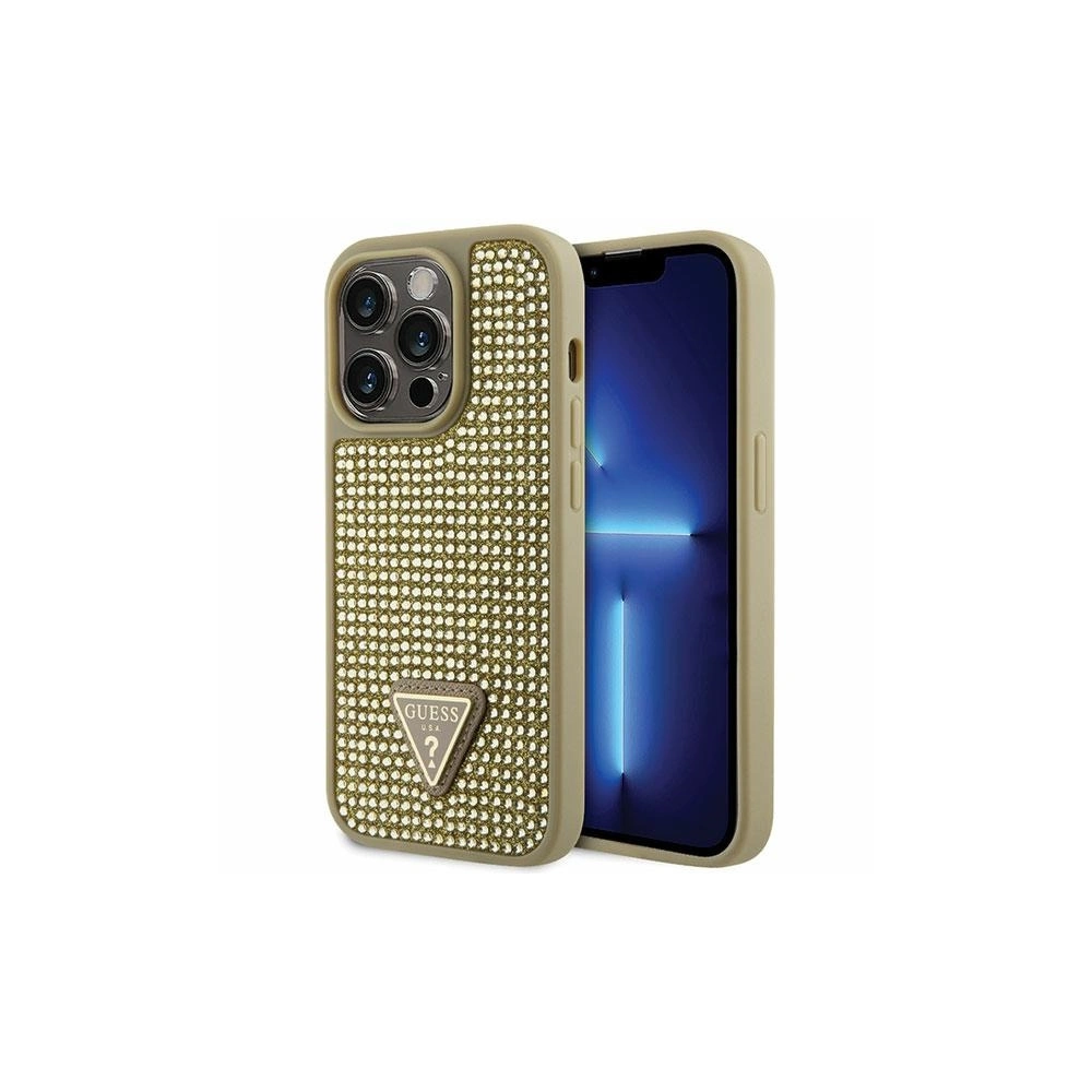 Hurtownia GSM - Etui Guess GUHCP14LHDGTPD Apple iPhone 14 Pro arany/hardcase Rhinestone Triangle - GUE2590 - {ean13} - Hurt