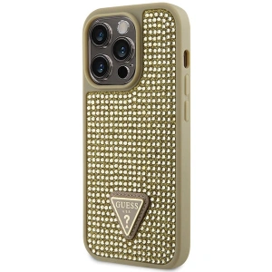 Hurtownia GSM - Etui Guess GUHCP14LHDGTPD Apple iPhone 14 Pro aur/zláté hardcase Rhinestone Triangle - GUE2590 - {ean13} - Hurt