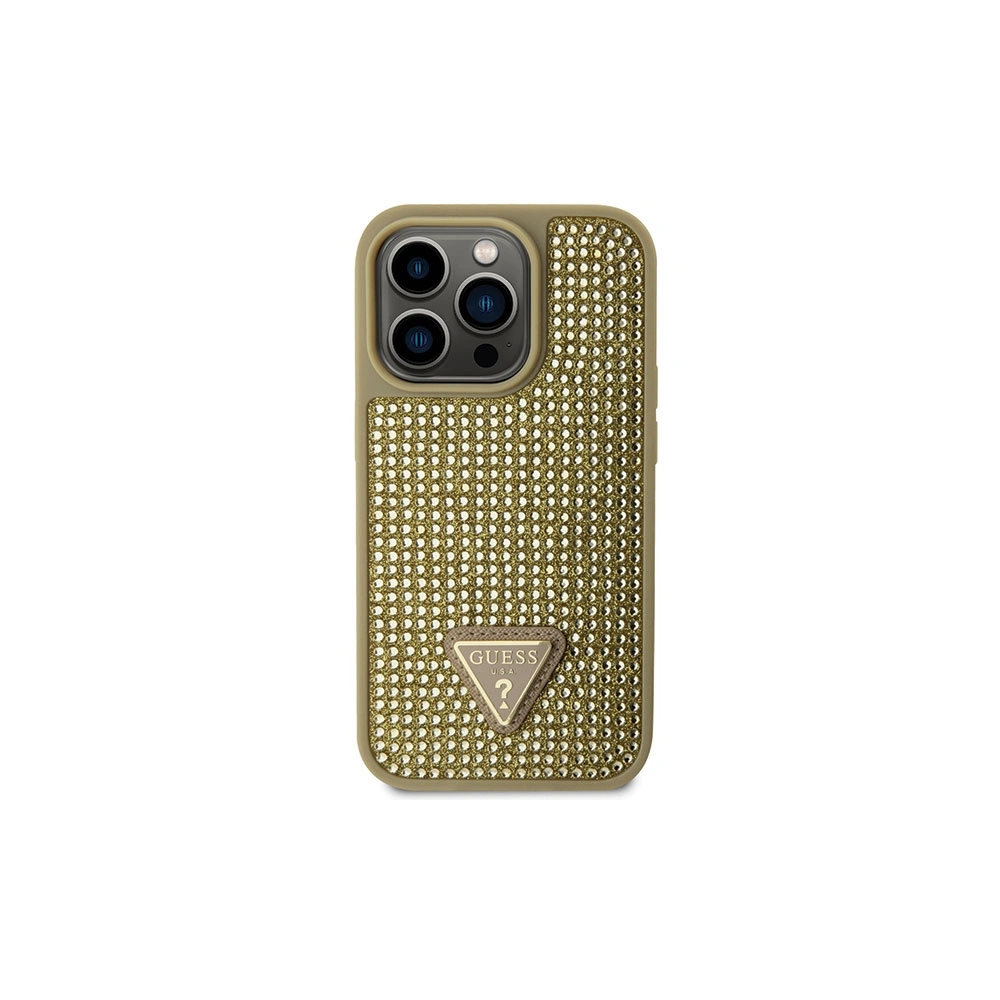 Hurtownia GSM - Etui Guess GUHCP14LHDGTPD Apple iPhone 14 Pro arany/hardcase Rhinestone Triangle - GUE2590 - {ean13} - Hurt