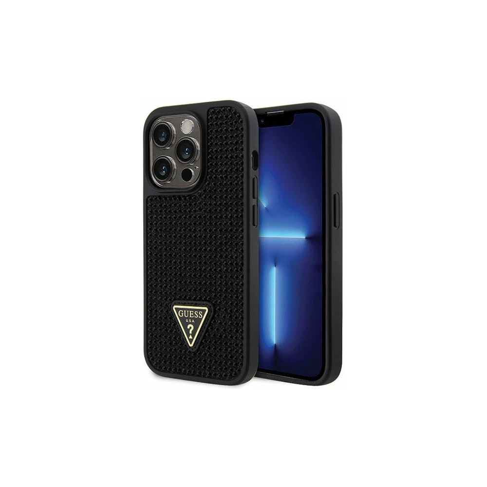 Hurtownia GSM - Etui Guess GUHCP14LHDGTPK Apple iPhone 14 Pro černý/black hardcase Rhinestone Triangle - GUE2591 - {ean13} - Hurt