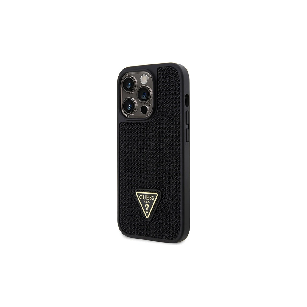 Hurtownia GSM - Etui Guess GUHCP14LHDGTPK Apple iPhone 14 Pro negru/black hardcase Rhinestone Triangle - GUE2591 - {ean13} - Hurt