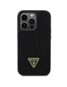 Wholesale Guess GUHCP14LHDGTPK Apple iPhone 14 Pro black hardcase Rhinestone Triangle - GUE2591 - {ean13} - Hurt