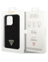 Wholesale Guess GUHCP14LHDGTPK Apple iPhone 14 Pro black hardcase Rhinestone Triangle - GUE2591 - {ean13} - Hurt