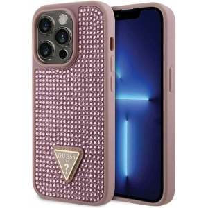 Hurtownia GSM - Etui Guess GUHCP14LHDGTPP Apple iPhone 14 Pro roz/pink hardcase Rhinestone Triangle - GUE2592 - {ean13} - Hurt