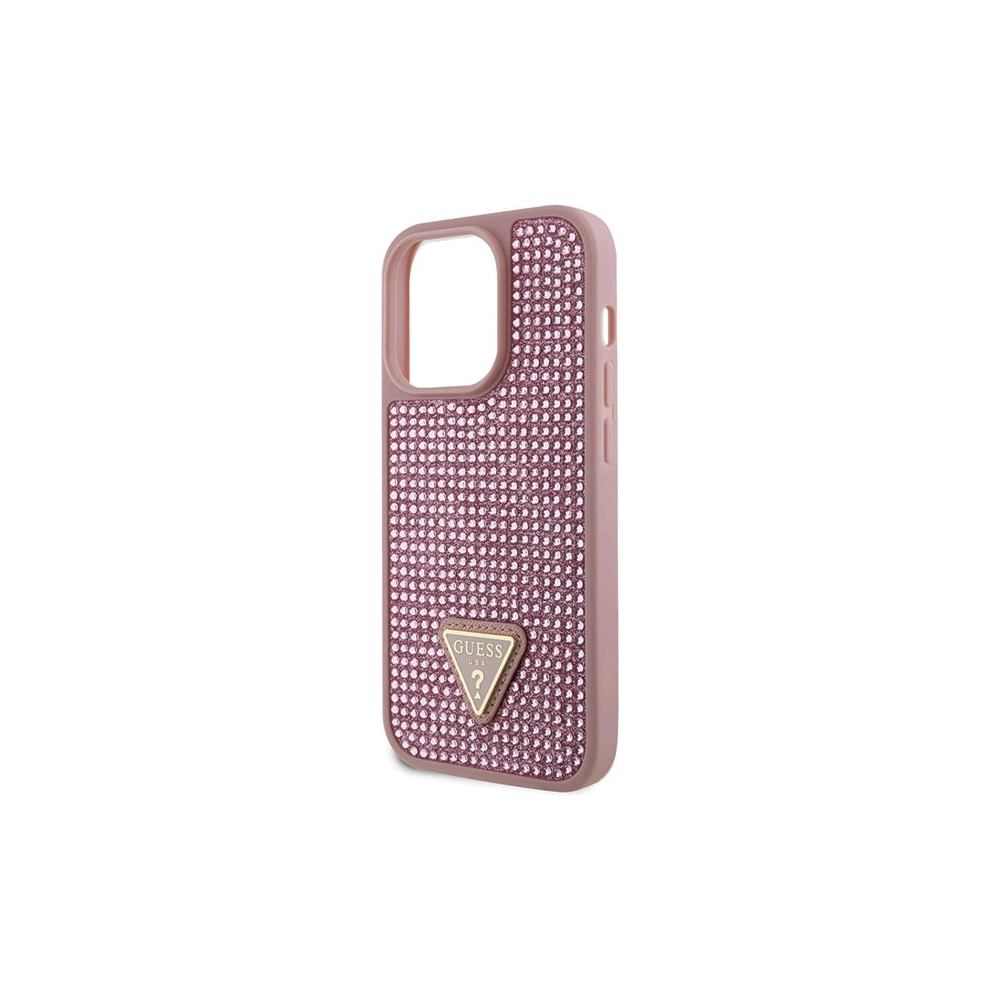 Hurtownia GSM - Etui Guess GUHCP14LHDGTPP Apple iPhone 14 Pro růžový/pink hardcase Rhinestone Triangle - GUE2592 - {ean13} - Hurt