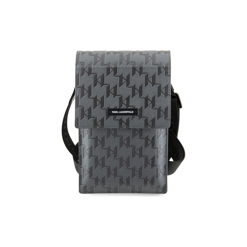 Hurtownia GSM - Táska Karl Lagerfeld KLWBSAMSMG ezüst Saffiano Monogram Plaque - KLD1585 - {ean13} - Hurt