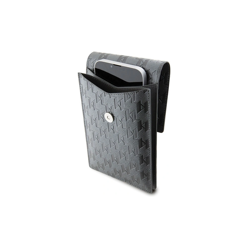 Hurtownia GSM - Táska Karl Lagerfeld KLWBSAMSMG ezüst Saffiano Monogram Plaque - KLD1585 - {ean13} - Hurt