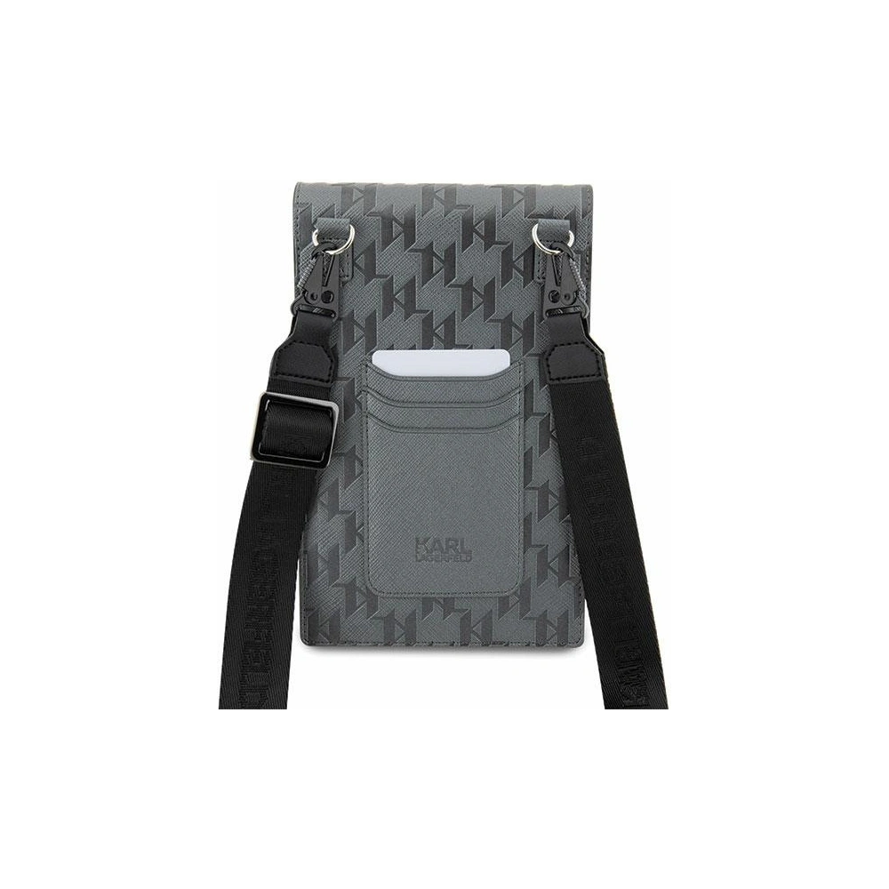 Hurtownia GSM - Táska Karl Lagerfeld KLWBSAMSMG ezüst Saffiano Monogram Plaque - KLD1585 - {ean13} - Hurt