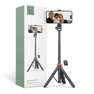Hurtownia GSM - Kijek na selfie Tech-Protect L03s Bezdrátový selfie stick stativ černý - THP1984 - {ean13} - Hurt