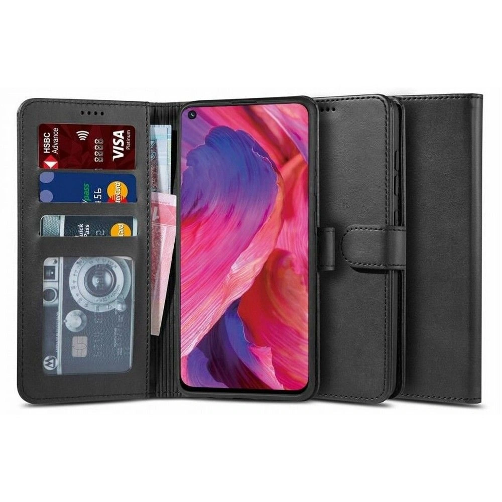 Hurtownia GSM - Etui Tech-Protect Wallet Oppo Reno 5 Lite/A94 LTE Schwarz - THP1985 - {ean13} - Hurt