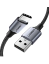 Cablul UGREEN USB-A/USB-C Quick Charge 3.0 3A 1m gri
