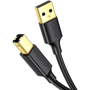 Cablu UGREEN US135 USB-B/USB-C pentru imprimantă 480 Mbps 1,5 m negru