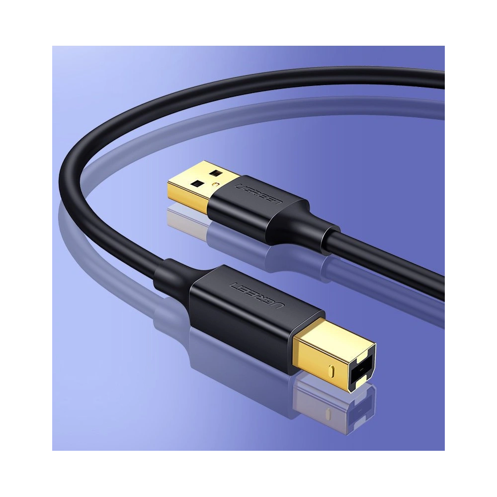 Hurtownia GSM - Cablu UGREEN US135 USB-B/USB-C pentru imprimantă 480 Mbps 1,5 m negru - UGR1611 - {ean13} - Hurt