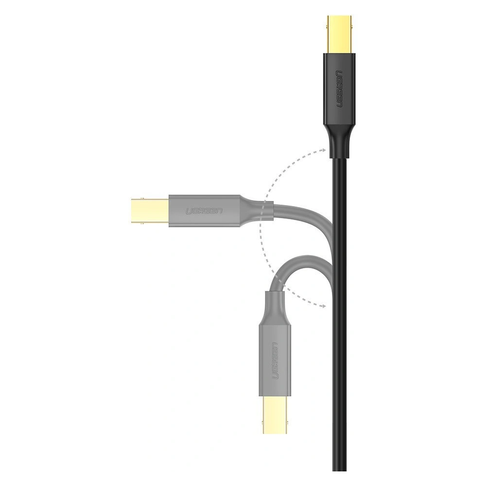 Hurtownia GSM - Cablu UGREEN US135 USB-B/USB-C pentru imprimantă 480 Mbps 1,5 m negru - UGR1611 - {ean13} - Hurt