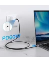 Hurtownia GSM - Cablu UGREEN US261 USB-C/USB-C Quick Charge 480 Mbps 60W 3A 1 m negru-gri - UGR1612 - {ean13} - Hurt
