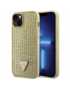 Etui Guess GUHCP14MHDGTPD Apple iPhone 14 Plus / 15 Plus arany kemény tok Rhinestone Triangle