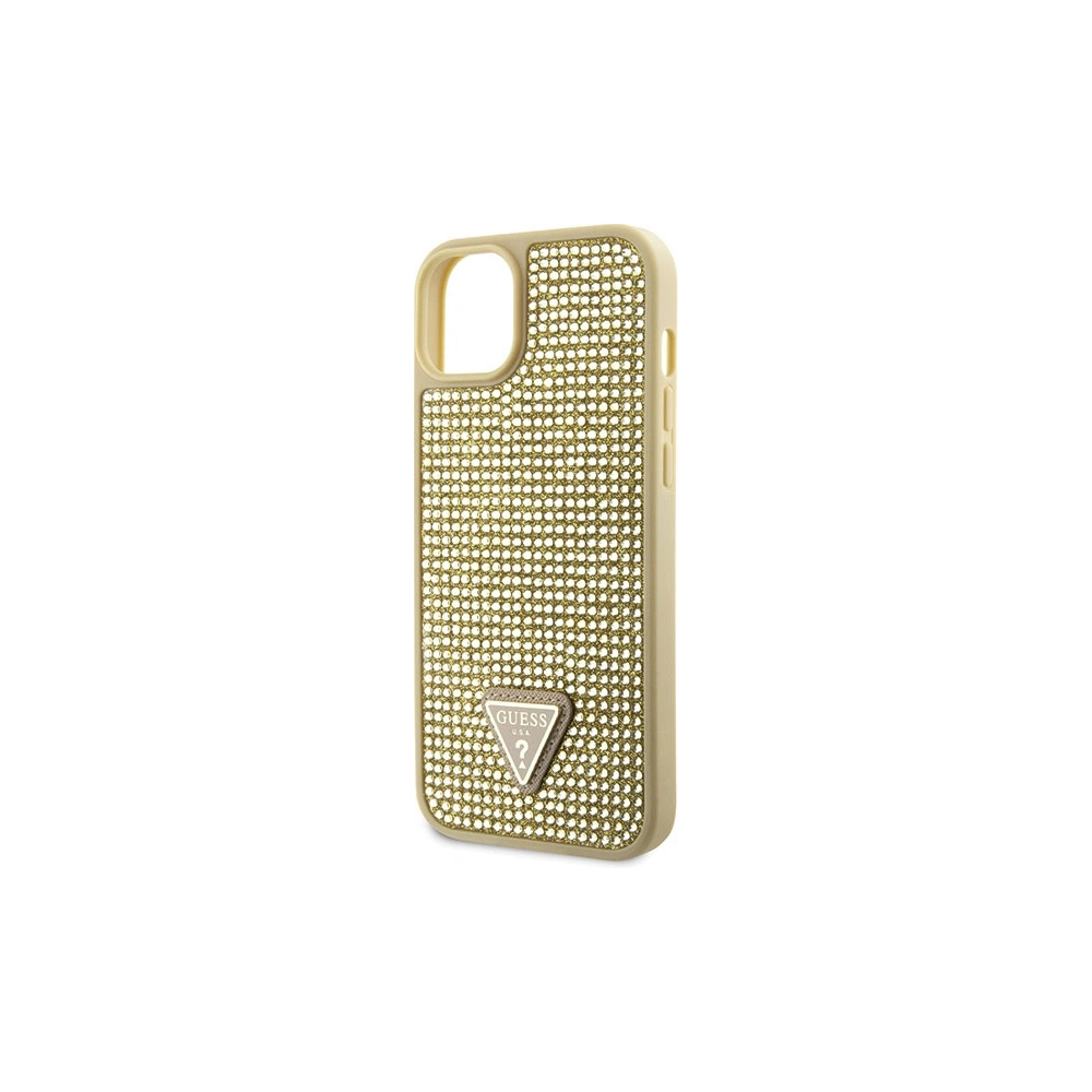 Hurtownia GSM - Etui Guess GUHCP14MHDGTPD Apple iPhone 14 Plus / 15 Plus gold hardcase Rhinestone Triangle - GUE2593 - {ean13} - Hurt