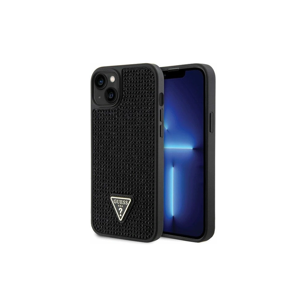 Hurtownia GSM - Etui Guess GUHCP14MHDGTPK Apple iPhone 14 Plus / 15 Plus schwarz/black hardcase Rhinestone Triangle - GUE2594 - {ean13} - Hurt